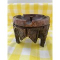 African Tribe Wooden Ashtray
