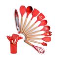 Silicone kitchen utensils - Red