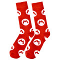 Mario Brothers Logo Socks (Red) 8-11 UK (24cm)