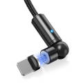 Topk Spherical Magnetic iPhone Charge Cable (Black)