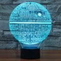 Death Star 3D LED Lamp