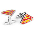 Superman Yellow/Red Logo Cufflinks