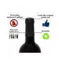 Wine Condom Bottle Stopper (Black) - 6 Piece