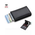RFID Slim Cardholder Wallet (Black)