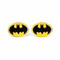 Batman Retro Logo Cufflinks (Yellow & Black)
