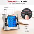 ThermoPro Timer with Dual Countdown Stop Watches Timer/Magnetic Timer Clock with Adjustable Loud Ala