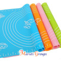Silicone Baking Mat with Measurements, Pastry Rolling Mat, Cooking Mat Professional Non Stick Liner