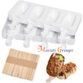 4 Cavity Ice-Cream mould with sticks / Popsicle