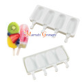 4 Cavity Ice-Cream mould with sticks / Popsicle