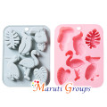 Big Birds Pink Silicone Material Flamingo Cake Molds / Tropical animals