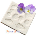 Violet/Pansies Silicone Mould