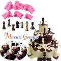 3d Chess beads Silicone Mould -  Whole set