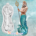 Mermaid King / Neptune Silicone Mould