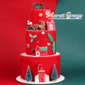 Christmas - Winter Village Silicone Mould