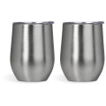 Serendipio Sheridan Cup Duo Set - 300ml - Silver