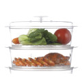 Food Steamer With Timer Plastic 3 Tier / 9L 800W "Dim Sum"