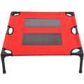 Dog Elevated Cot Bed - Large (Red)