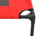 Dog Elevated Cot Bed - Large (Red)