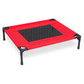 Dog Elevated Cot Bed - Small (Red)