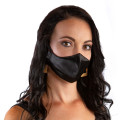 Bella By Donna Satin Face Mask - Black