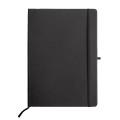 A4 Jalene Hardcover Notebook - Black
