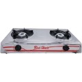 Casey Red Heart 2 Plate Stainless Steel Gas Stove