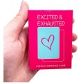 Excited & Exhausted Couples Drinking Card Game