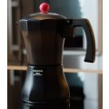 Coffee Maker Aluminium Black 6 Cup "Black Moments 6"