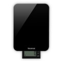 Kitchen Scale Battery Operated Glass Black 10kg 3V "Effortless LCD"