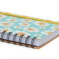 SPIRAL NOTEBOOK LARGE LINED DAISY
