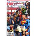 Justice League of America Issue # 1&1b The Tornado's Path, pt. 1 50:50 Connecting cover set.