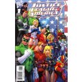 Justice League of America Issue # 1&1b The Tornado's Path, pt. 1 50:50 Connecting cover set.