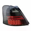 LED Taillamp Taillight Assembly for Toyota Yaris 2006-2012 modified Smoke Black