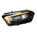 HID LED headlight assembly angel eye daytime running light with turn signal for Mercedes-Benz A c...