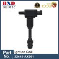 1/4PCS Ignition Coil 22448-AX001 3pins For Nissan Note E11 March Micra K12 03-10 1.0 1.2 1.4 2244...