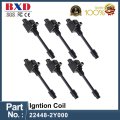 1/6PCS  22448-2Y000 224482Y000 Ignition Coil For Infiniti I30, Nissan Maxima 2000-2001 Car Access...