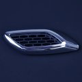 1PCS Grille Air Intake Fender Air Outlet Vent Front Side Lateral Chrome Air Vent Bright For Maser...