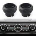 2Pcs Car Volume Knob Cover ABS For Land Rover Discovery 4 2009 2010 2011 2012 2013 2014 2015 2016...