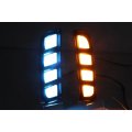 2pcs Auto Lighting Car DRL LED Daytime Running Light for Honda civic 2016-2019 Yellow Turn Signal