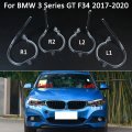 2pcs For BMW 3 Series GT F34 2017-2020 DRL Daytime Running Lights Headlight Light Guide Plate Day...