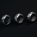 3Pcs For Land Rover Discovery 4 Range Rover Sport Air Conditioning Button Middle Chrome Knob Cent...