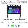 Android Android Carplay Auto Stereo for Porsche Cayenne I 1 9PA 2002 - 2010 Car Radio
