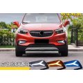 Car LED DRL Daytime Running Light with Yellow Turn Signal Daylight for Buick Encore 16-18 Blue Ni...