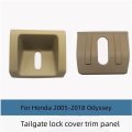 For Honda 2005-2021 Odyssey Tailgate Lower Trim Panel Trunk Lock Cover  Rear Door Latch Decorativ...