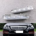 For Mercedes-Benz W204 S204 C350 W212 R172 2012 2013 Pair Front Right DRL Daytime Running Lamp Fo...