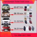 For NISSAN 2006-2021 TIIDA  Front Bumper  Trailer Hook Cover  Hole Cover Plate  Traction Cover