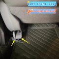 For NISSAN 2011-2015 TIIDA  Left Front Seat Rear Guide Rail Dust Cover  Auto Parts