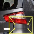 For NISSAN 2013-2016 LIVINA  Left and Right Rear Fender Trim Covers  Taillight Lower Trim Panel  ...