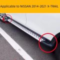 For NISSAN 2014-2021 X-TRAIL  Foot Pedal Angle  Side Pedal Rubber Sleeve  Car Accessories