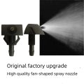 For NISSAN TIIDA X-TRAIL  Wiper Fan Nozzle  Glass Sprinkler Head  2pcs